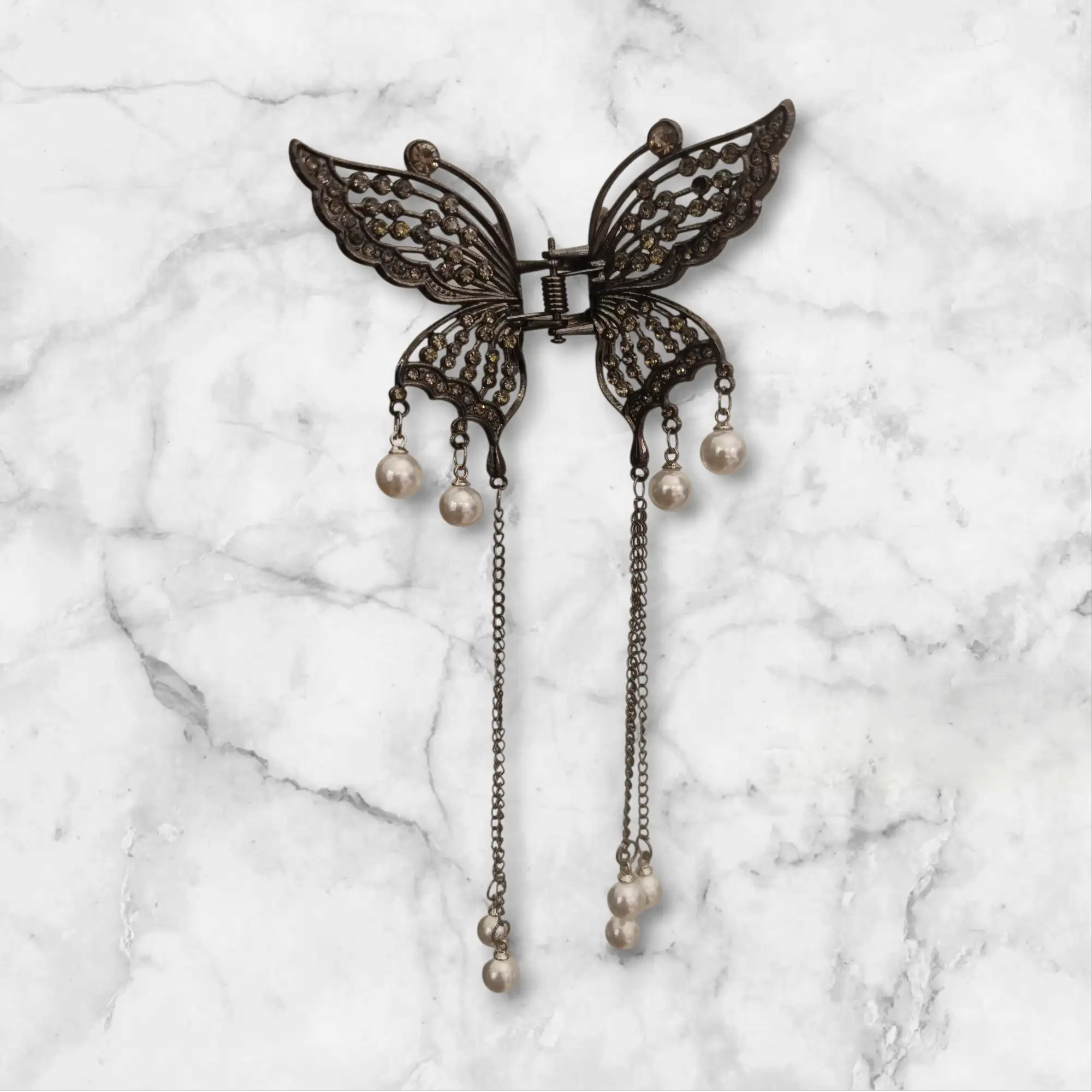 Pinza Geométrica Oro Rosa